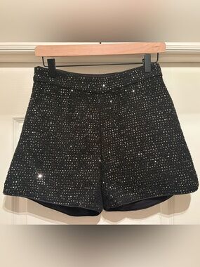 Women’s Cider sequin side zip shorts size S
